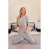 image:imageEkouaer Pajamas for Women Set 2 Piece Lounge Set Short Sleeve Pjs Joggers Long Pants Sleepwear with PocketsPink Star
