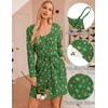 image:imageEkouaer Pajamas for Women Set 3 Piece Lounge Set Soft Pajama Sets Waffle Knit Tank Top and Shorts Cardigan with Pockets SXXLGreen Christmas Pattern