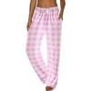 image:imageEkouaer Women Pajama Pants Comfy Pj Bottom with Pockets Stretch Plaid SleepwearAplaid 22