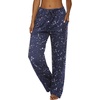 image:imageEkouaer Women Pajama Pants Comfy Pj Bottom with Pockets Stretch Plaid SleepwearBprint 25