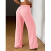 image:imageEkouaer Women Pajama Pants Comfy Pj Bottom with Pockets Stretch Plaid SleepwearIcy Pink