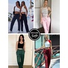 image:imageEkouaer Women Pajama Pants Comfy Pj Bottom with Pockets Stretch Plaid SleepwearPink Bowknots