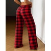 image:imageEkouaer Women Pajama Pants Comfy Pj Bottom with Pockets Stretch Plaid SleepwearPlaid 1