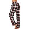 image:imageEkouaer Women Pajama Pants Comfy Pj Bottom with Pockets Stretch Plaid SleepwearPlaid 2