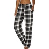 image:imageEkouaer Women Pajama Pants Comfy Pj Bottom with Pockets Stretch Plaid SleepwearPlaid 4