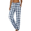 image:imageEkouaer Women Pajama Pants Comfy Pj Bottom with Pockets Stretch Plaid SleepwearPlaid 7