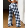 image:imageEkouaer Women Pajama Pants Comfy Pj Bottom with Pockets Stretch Plaid SleepwearPlaid 7