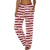 image:imageEkouaer Women Pajama Pants Comfy Pj Bottom with Pockets Stretch Plaid SleepwearTeddy Bearstriped