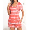 image:imageEkouaer Womens Pajamas Sets Short Sleeve Pjs Two Piece Sleepwear Casual Lounge Sets With PocketsWave