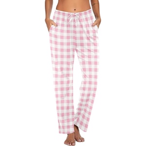 image:imageEkouaer Women Pajama Pants Comfy Pj Bottom with Pockets Stretch Plaid SleepwearAplaid 22
