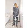 image:imageEkouaer 2 Pack Pajama Sets for WomenLong Sleeve Top With Jogger Pants Lounge Set Sleepwear with PocketsNavygrey Star