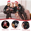 image:imageEkouaer Family Christmas Pajamas Matching Sets Long Sleeve Couple Pjs Holiday Sleepwear Soft Loungewear with PocketsBlacksanta