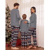 image:imageEkouaer Family Christmas Pajamas Matching Sets Long Sleeve Couple Pjs Holiday Sleepwear Soft Loungewear with PocketsGraychristmas Tree