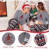 image:imageEkouaer Family Christmas Pajamas Matching Sets Long Sleeve Couple Pjs Holiday Sleepwear Soft Loungewear with PocketsGraychristmas Tree