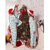 image:imageEkouaer Family Christmas Pajamas Matching Sets Long Sleeve Couple Pjs Holiday Sleepwear Soft Loungewear with PocketsGreenpine Tree