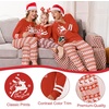 image:imageEkouaer Family Christmas Pajamas Matching Sets Long Sleeve Couple Pjs Holiday Sleepwear Soft Loungewear with PocketsRed Whiteelk