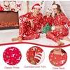 image:imageEkouaer Family Christmas Pajamas Matching Sets Long Sleeve Couple Pjs Holiday Sleepwear Soft Loungewear with PocketsRedelk