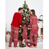image:imageEkouaer Family Christmas Pajamas Matching Sets Womens Mens Pjs Long Sleeve Sleepwear Holiday Lounge Sets01 Redsnowflake