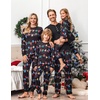 image:imageEkouaer Family Christmas Pajamas Matching Sets Womens Mens Pjs Long Sleeve Sleepwear Holiday Lounge SetsBlackchristmas Lights