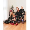 image:imageEkouaer Family Christmas Pajamas Matching Sets Womens Mens Pjs Long Sleeve Sleepwear Holiday Lounge SetsChampagne Elk