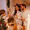 image:imageEkouaer Family Christmas Pajamas Matching Sets Womens Mens Pjs Long Sleeve Sleepwear Holiday Lounge SetsChristmas Elements