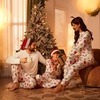 image:imageEkouaer Family Christmas Pajamas Matching Sets Womens Mens Pjs Long Sleeve Sleepwear Holiday Lounge SetsChristmas Elements
