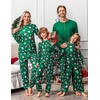 image:imageEkouaer Family Christmas Pajamas Matching Sets Womens Mens Pjs Long Sleeve Sleepwear Holiday Lounge SetsGreenchristmas