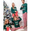 image:imageEkouaer Family Christmas Pajamas Matching Sets Womens Mens Pjs Long Sleeve Sleepwear Holiday Lounge SetsGreendean Santa