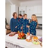 image:imageEkouaer Family Christmas Pajamas Matching Sets Womens Mens Pjs Long Sleeve Sleepwear Holiday Lounge SetsNavy Blue Lights