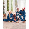 image:imageEkouaer Family Christmas Pajamas Matching Sets Womens Mens Pjs Long Sleeve Sleepwear Holiday Lounge SetsNavy Blue Lights