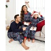 image:imageEkouaer Family Christmas Pajamas Matching Sets Womens Mens Pjs Long Sleeve Sleepwear Holiday Lounge SetsNavy Bluesanta Claus