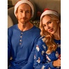 image:imageEkouaer Family Christmas Pajamas Matching Sets Womens Mens Pjs Long Sleeve Sleepwear Holiday Lounge SetsNavypolar Bear