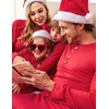 image:imageEkouaer Family Christmas Pajamas Matching Sets Womens Mens Pjs Long Sleeve Sleepwear Holiday Lounge SetsRed