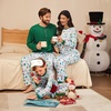 image:imageEkouaer Family Christmas Pajamas Matching Sets Womens Mens Pjs Long Sleeve Sleepwear Holiday Lounge SetsWhite Christmas Tree