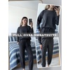image:imageEkouaer Lounge Sets for Women 2 Piece Jogger Pajama Long Sleeve Pants Loungewear Sweatsuits Casual Matching OutfitsDeep Grey