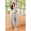 image:imageEkouaer Lounge Sets for Women 2 Piece Jogger Pajama Long Sleeve Pants Loungewear Sweatsuits Casual Matching OutfitsLight Grey