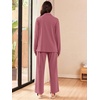 image:imageEkouaer Lounge Sets for Women 2 Piece Outfits 2024 Long Sleeve Top with Pants Sweatsuit Tracksuit SXXLDusty Rose
