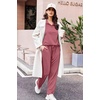 image:imageEkouaer Lounge Sets for Women 2 Piece Outfits 2024 Long Sleeve Top with Pants Sweatsuit Tracksuit SXXLDusty Rose