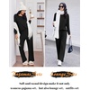image:imageEkouaer Lounge Sets for Women Comfy Ribbed Knit Pajamas Fall Long Sleeve Sleepwear 2 Piece Casual LoungewearSXXLBlack