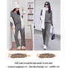image:imageEkouaer Lounge Sets for Women Comfy Ribbed Knit Pajamas Fall Long Sleeve Sleepwear 2 Piece Casual LoungewearSXXLGrey