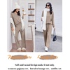 image:imageEkouaer Lounge Sets for Women Comfy Ribbed Knit Pajamas Fall Long Sleeve Sleepwear 2 Piece Casual LoungewearSXXLTea Grey