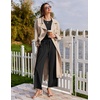 image:imageEkouaer Lounge Sets for Women Short Sleeve Pullover Tops and Long Pants Soft Pajamas Set 2 Piece Outfits SXXLBlack