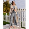 image:imageEkouaer Lounge Sets for Women Short Sleeve Pullover Tops and Long Pants Soft Pajamas Set 2 Piece Outfits SXXLDark Grey