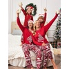 image:imageEkouaer Matching Family Sets Christmas Pajamas Set Xmas PJS Sleepwear Soft Christmas Matching Jammies01 Red Santa Claus