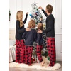 image:imageEkouaer Matching Family Sets Christmas Pajamas Set Xmas PJS Sleepwear Soft Christmas Matching JammiesChristmas Hat Plaid