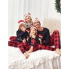 image:imageEkouaer Matching Family Sets Christmas Pajamas Set Xmas PJS Sleepwear Soft Christmas Matching JammiesChristmas Hat Plaid