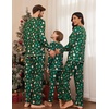 image:imageEkouaer Matching Family Sets Christmas Pajamas Set Xmas PJS Sleepwear Soft Christmas Matching JammiesGreen Santa