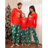 image:imageEkouaer Matching Family Sets Christmas Pajamas Set Xmas PJS Sleepwear Soft Christmas Matching JammiesRed Christmas
