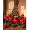 image:imageEkouaer Matching Family Sets Christmas Pajamas Set Xmas PJS Sleepwear Soft Christmas Matching JammiesRed Christmas