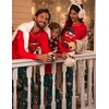 image:imageEkouaer Matching Family Sets Christmas Pajamas Set Xmas PJS Sleepwear Soft Christmas Matching JammiesRed Christmas